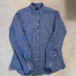 Jcrew Baird McNutt Irish Linen 8T shirt